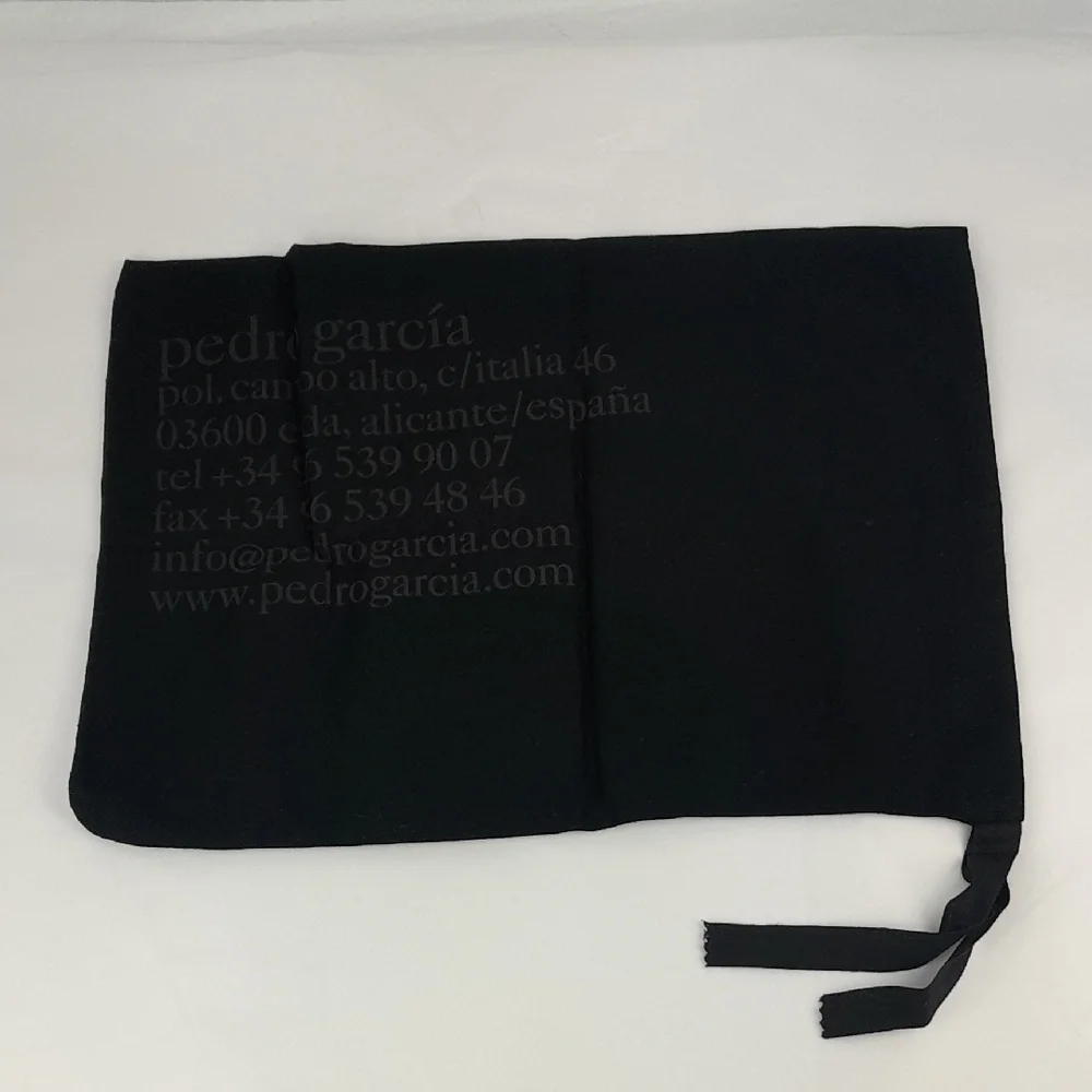 Pedro Garcia 14x10 Black Drawstring Dust Bag